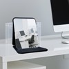 gogofree Foldable Desktop Mirror, 8" × 6" Adjustable Angle Makeup