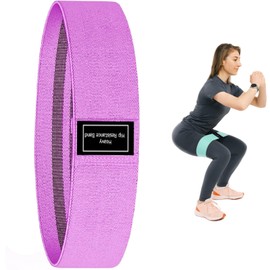 Purple Heavy Booty Band 35-45lbs - Fabric Glute Band for Women - Strength Training (Single Band)