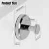 Poywaze Suction Hooks for Bathroom, Shower Hook No Drilling, Waterproof