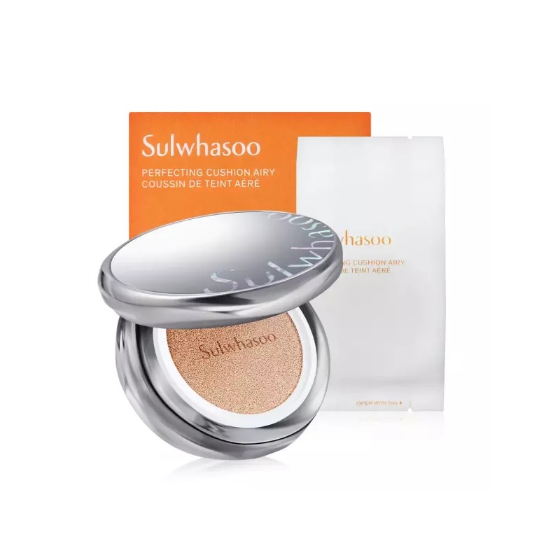 Sulwhasoo [설화수] 퍼펙팅 쿠션 에어리 (본품+리필) 23N1 [Sulwhasoo] Perfecting Cushion