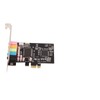 PCIe Sound Card,6 Channels Stereo Desktop Audio Signal Conversion Hardware,CMI8738