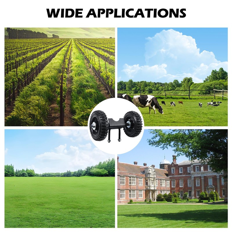 6" Wheels Rolling Gate Hardware Kit for Chain Link Gate