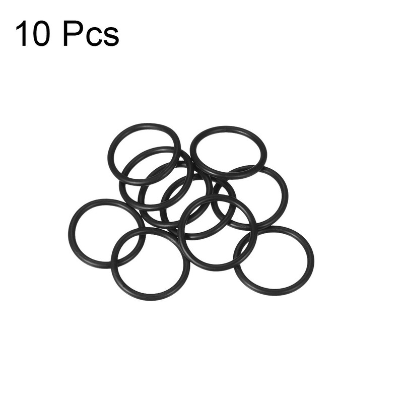 sourcing map Metric Nitrile Rubber O-Rings Seal Rubber 27 mm