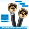 Dreyoo Rubber Y Mixer Hose Connector and Washing Machine Hose,
