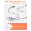 Lovely Heart Bracelets for Females Sterling Silver Initials O Letter