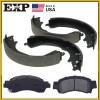 exppower Front Ceramic Brake Pad and Rear Shoe for 2009