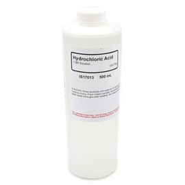 ALDON Innovating Science Hydrochloric Acid Solution, 1.0M, 500mL - The Curated Chemical Collection
