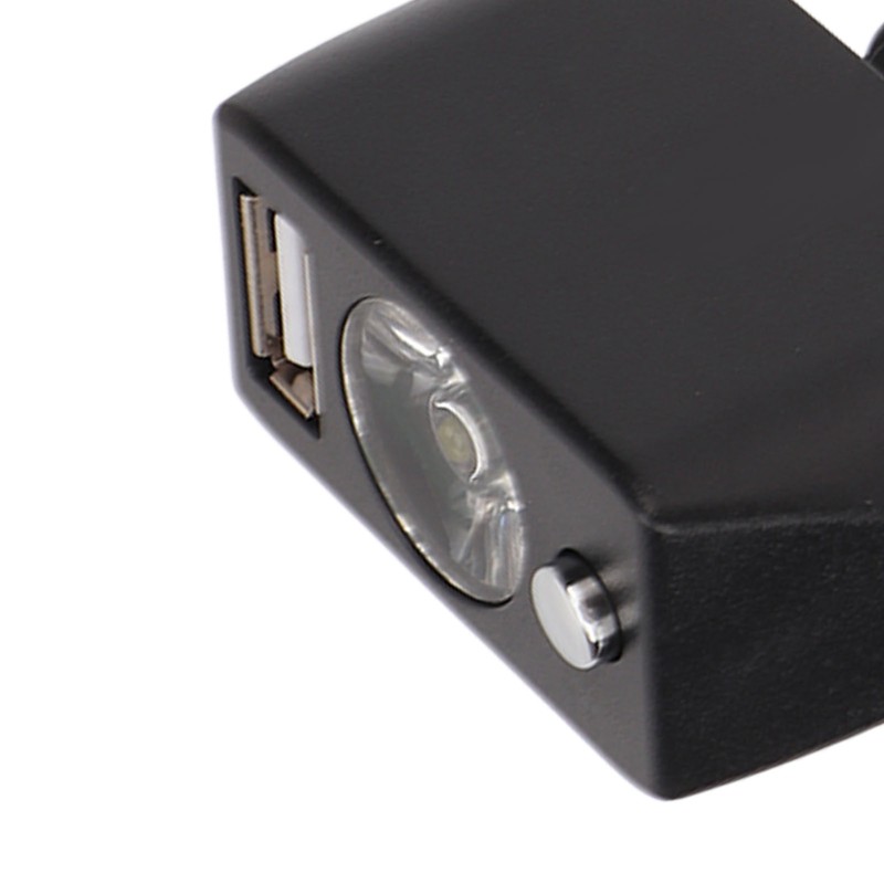 Electric Wheelchair Light 3 Pin XLR Head USB Charging Adjustable