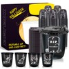 Xuelimei 12oz Halloween Disposable Plastic Cups With Strawless Sip Lids-Happy