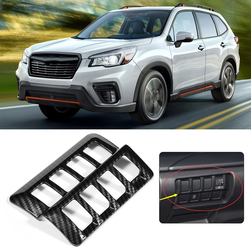 Car Headlight Adjustment Switch Cover Trim Decoration Frame Fit for