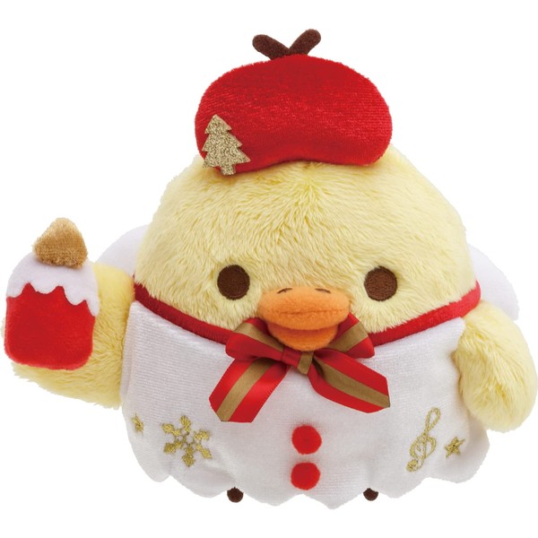 San-X MF73201 Rilakkuma Harmony Christmas Plush Toy, Kiiroitori