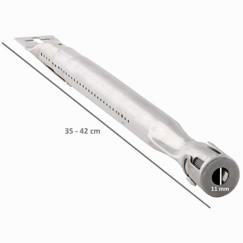BBQ-Toro Universal Stainless Steel Burner (Pack of 1) | Adjustable
