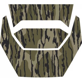 Unbranded 2021 POLARIS GENERAL 1000 EPS HOOD DECAL GRAPHIC MATTE CAMOUFLAGE BOTTOMLAND