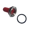 ESUPPORT Red 12mm Rubber Rocker Toggle Switch Knob Hat Waterproof