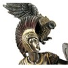 Athena Greek Goddess Bronzed Statue Sculpture Minerva