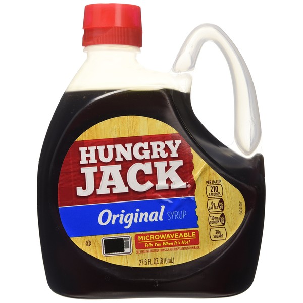 Hungry Jack Microwaveable Bottle Original Pancake Syrup 27.6 oz