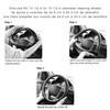 Follicomfy Comfort Leather Auto Car Steering Wheel Cover,Anti Slip Universal
