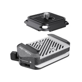 PGYTECH Quick Release Clamp V2 (Clamp & Plate V2) Camera Accessories SnapLock System Hammerton Paint High Strength Mounting Option Drop Prevention 4-Way Detachable