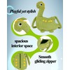 LHTWLF Cute Dinosaur DesignPlush Backpack，with Zipper Shoulder Bag，Unique Novelty Fun