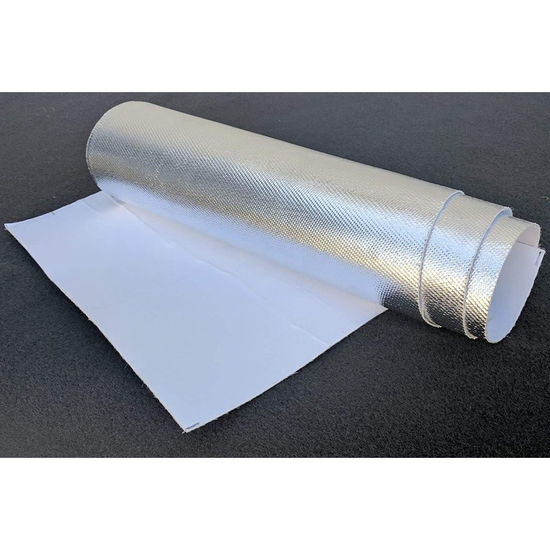 WISAUTO Aluminized Heat Shield Thermal Barrier Adhesive Backed Heat Blanket