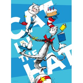 Buffalo Games - Dr. Seuss Enterprises - Cat in The Hat - Jigsaw Puzzle - Perfect for Game Nights - Finished Size is 15.00 x 11.00