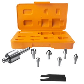Mt2 Medium Duty Live Center Set, 2MT Morse Taper Live Center Revolving High Carbon Steel Interchangeable with Tip, Fit for Lathe Tailstock Machine