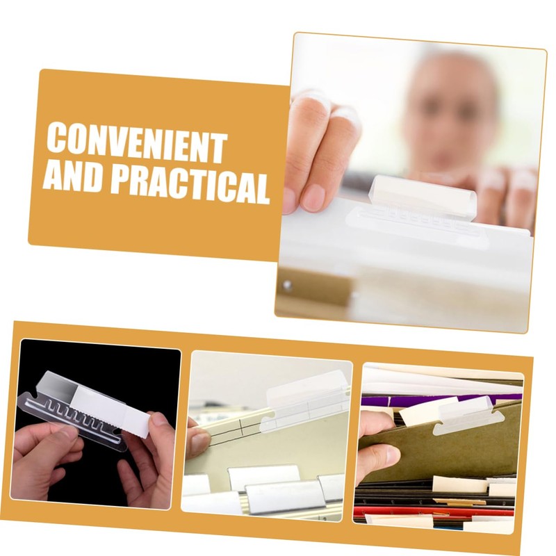 Operitacx Hanging File Organizer Tabs File Folder Tabs and Inserts