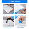 DERICOR Vacuum Bags Vacuum Clothes Bag Storage Bag Reusable Vacuum