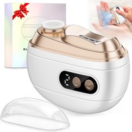 Electric Nail Clipper Upgraded 3 in 1 Rechargeable Automatic Nail Trimmer with LED Light & Clip Storage - USB Rechargeable for Baby, Kids,Seniors, Adu