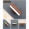 DetarZinLED Battery Operated Wall Sconces Set of 2,Rechargeable Wall Lights