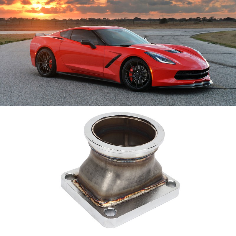 2.5in V Band Flange Adapter Stainless Steel Rustproof Long Lasting