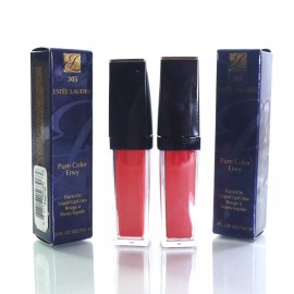 Estee Lauder 2 ESTEE LAUDER Pure Color Envy Paint On Liquid LipColor *305 PATENTLY PEACH* NEW