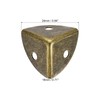 sourcing map 4Pcs Decorative Box Corner Cover, 18mm Metal Edge