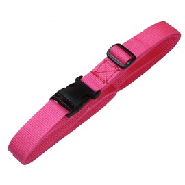 Benristraps 25mm Strap with Quick Release Buckle and Length Adjuster (2 metres, pink)