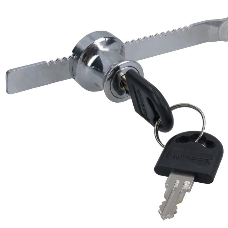 Terrarium Sliding Lock With Key for Security for Glass Vivarium/Terrarium