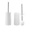 Juego de 2 Cepillo para Sanitario con Base, 37cm Blanco