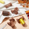 PH PandaHall 8pcs Wooden Empty Spools for Ribbon, 2.75 inch