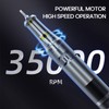 Portable Nail Drill Machine 35000 RPM Rotation Rate Adjustable Electric
