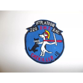 e0924 Vietnam US Army 1st Platoon 220 RAC Recon Airplane DMZ Cat Killer 18 IR13D