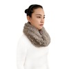 Shaggy Faux Poodle Fur Women's Fall Winter Infinity Scarf Neck