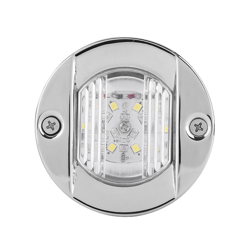 12V Marine Boat Transom White LED Stainless Steel Waterproof Anchor