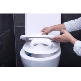 Rotho Babydesign Toilet Seat, From 24 Months, Bella Bambina, White, 200230001