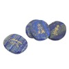 4Pcs Reiki Symbols Stones Smoother Surfaces Engraved Reiki Stones for