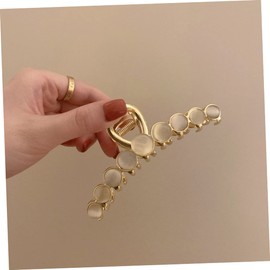 FRCOLOR 3pcs Simple Alloy Hair Clip for Women Cat Eye Hair Ornament for Daily Use Elegant Lady Headdress Accessory