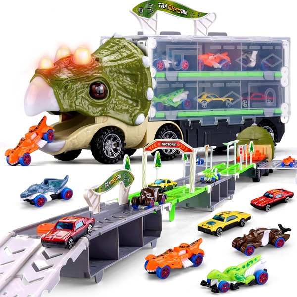 Dinosaur Truck Toys for Kids 3-5 5-7, 62-inches Dinosaur Trucks