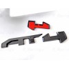 Auto 4PCS Grill Door Rear Gloss Black AT4 OVERLAY Emblems