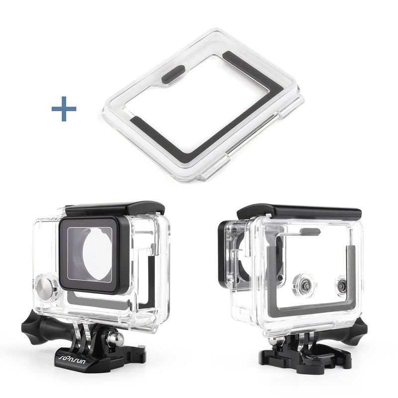 SOONSUN Side Open Skeleton Housing Case with Skeleton BacPac Backdoor