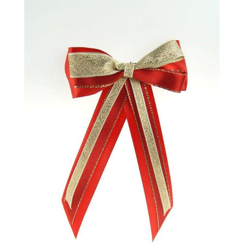 ShowQuest Unisex's Hairbow and Tails Red/Gold, Standard