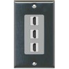 RiteAV - 3 Port HDMI 2.0 Decorative Wall Plate -