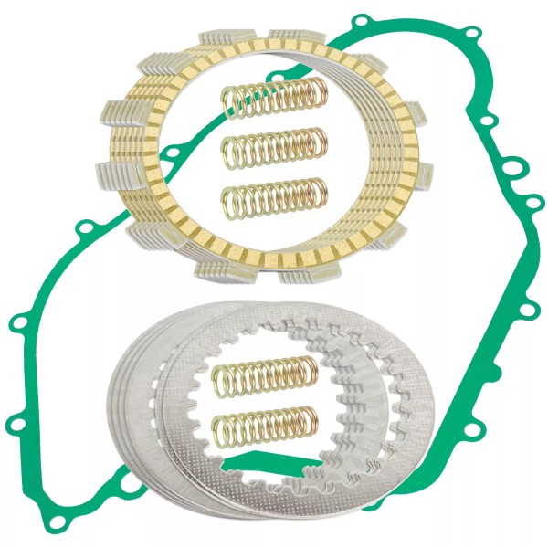 Caltric Clutch Friction Plates And Gasket Kit for Yamaha Big
